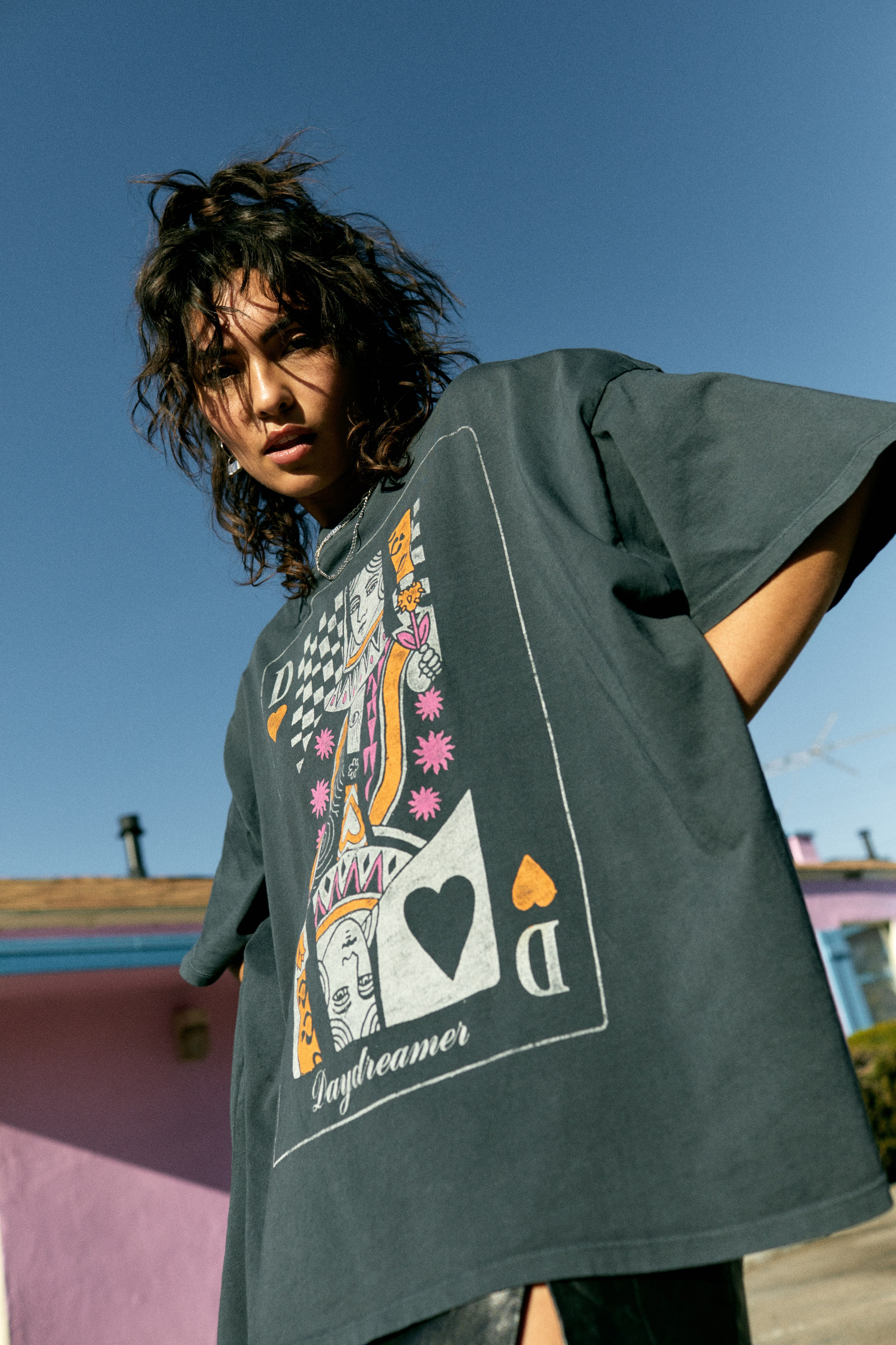 Daydreamer Queen Card OS Tee - Image 6
