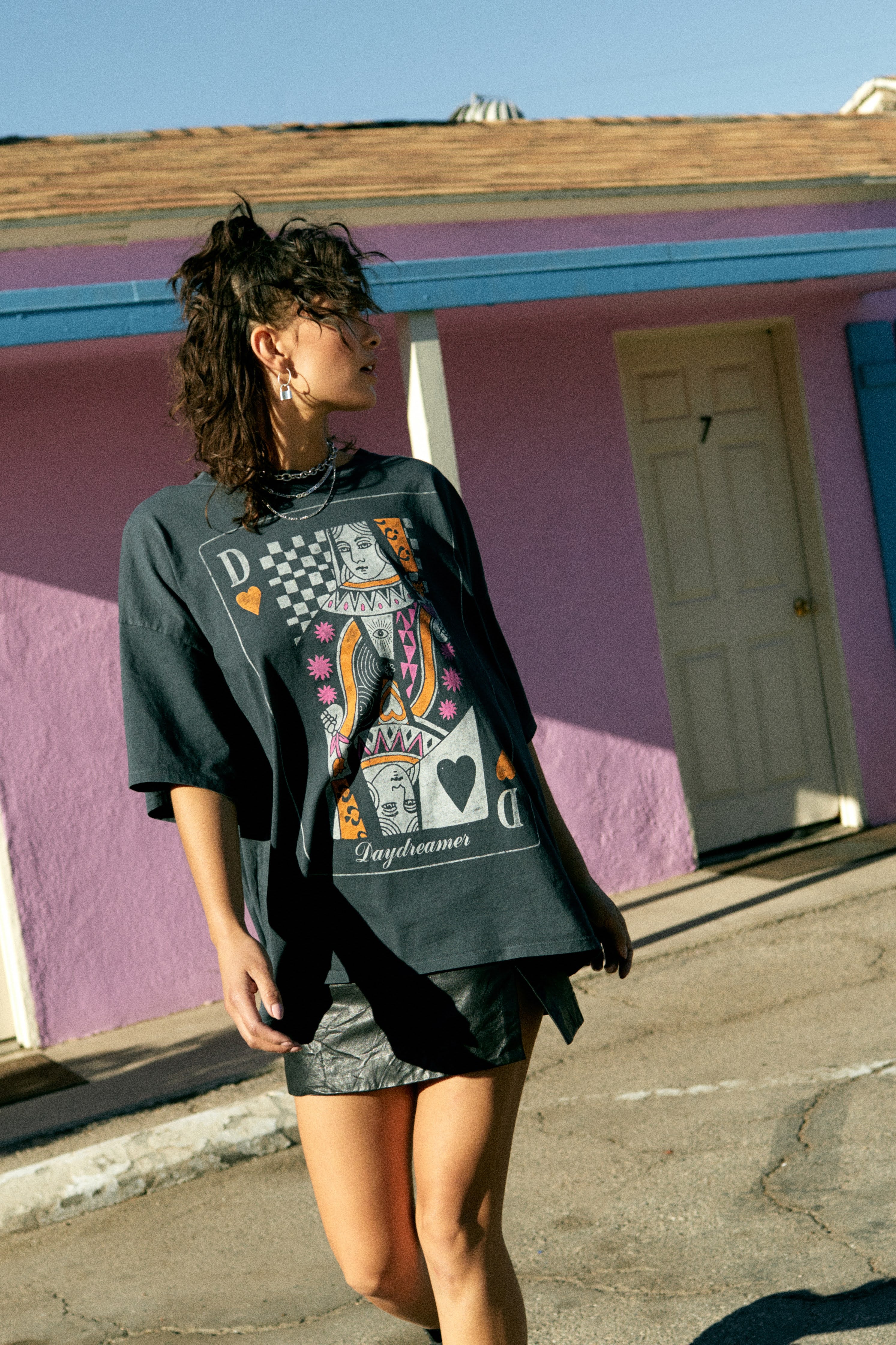 Daydreamer Queen Card OS Tee - Image 7