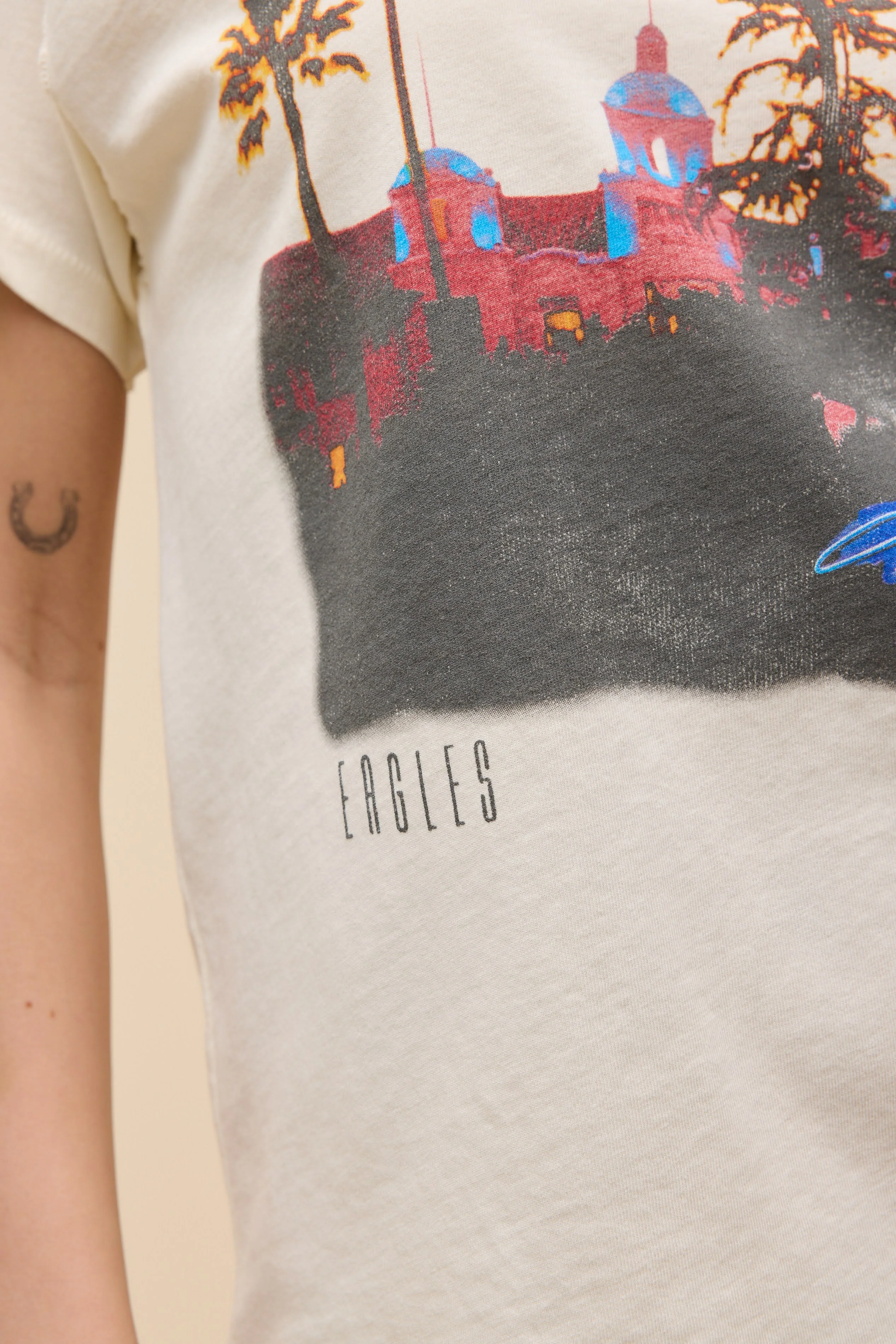Eagles Hotel California Reverse GF Tee - Image 3