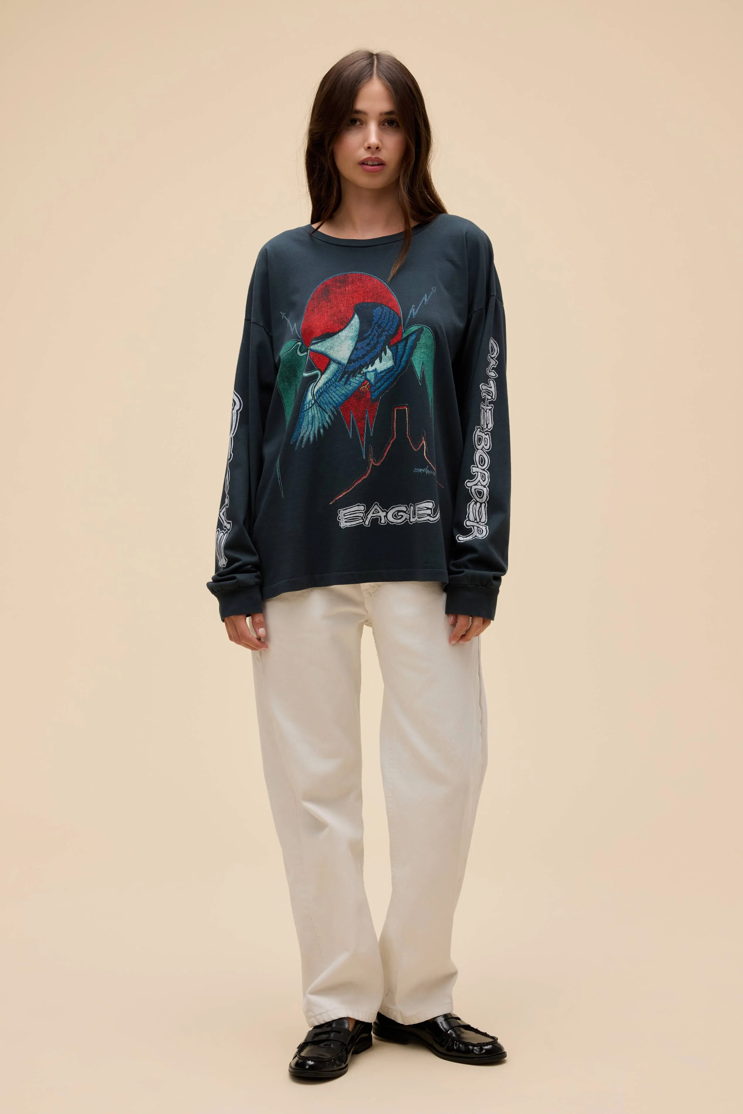 Eagles On The Border Merch Long Sleeve - Image 3