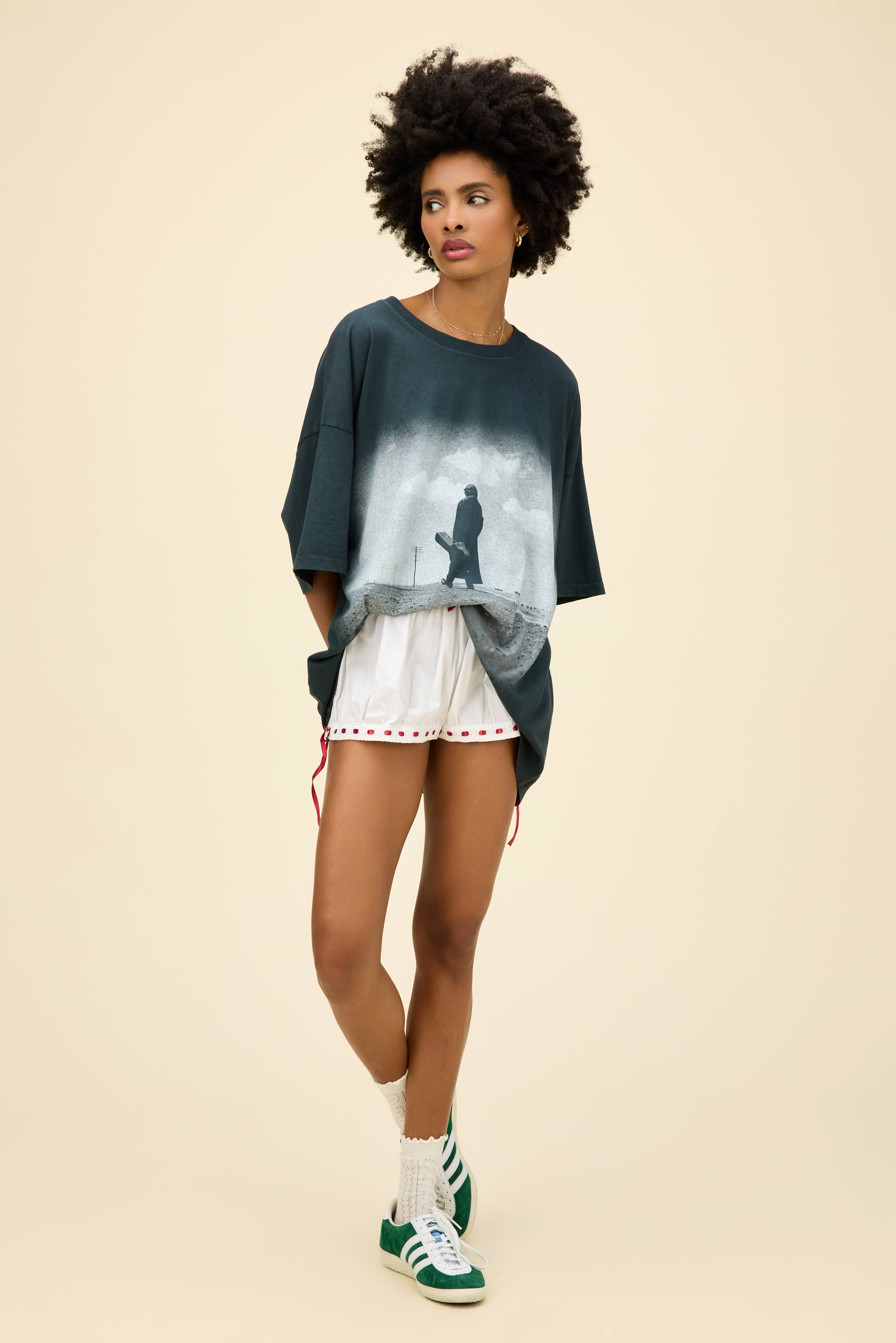 Johnny Cash Silhouette OS Tee - Image 3