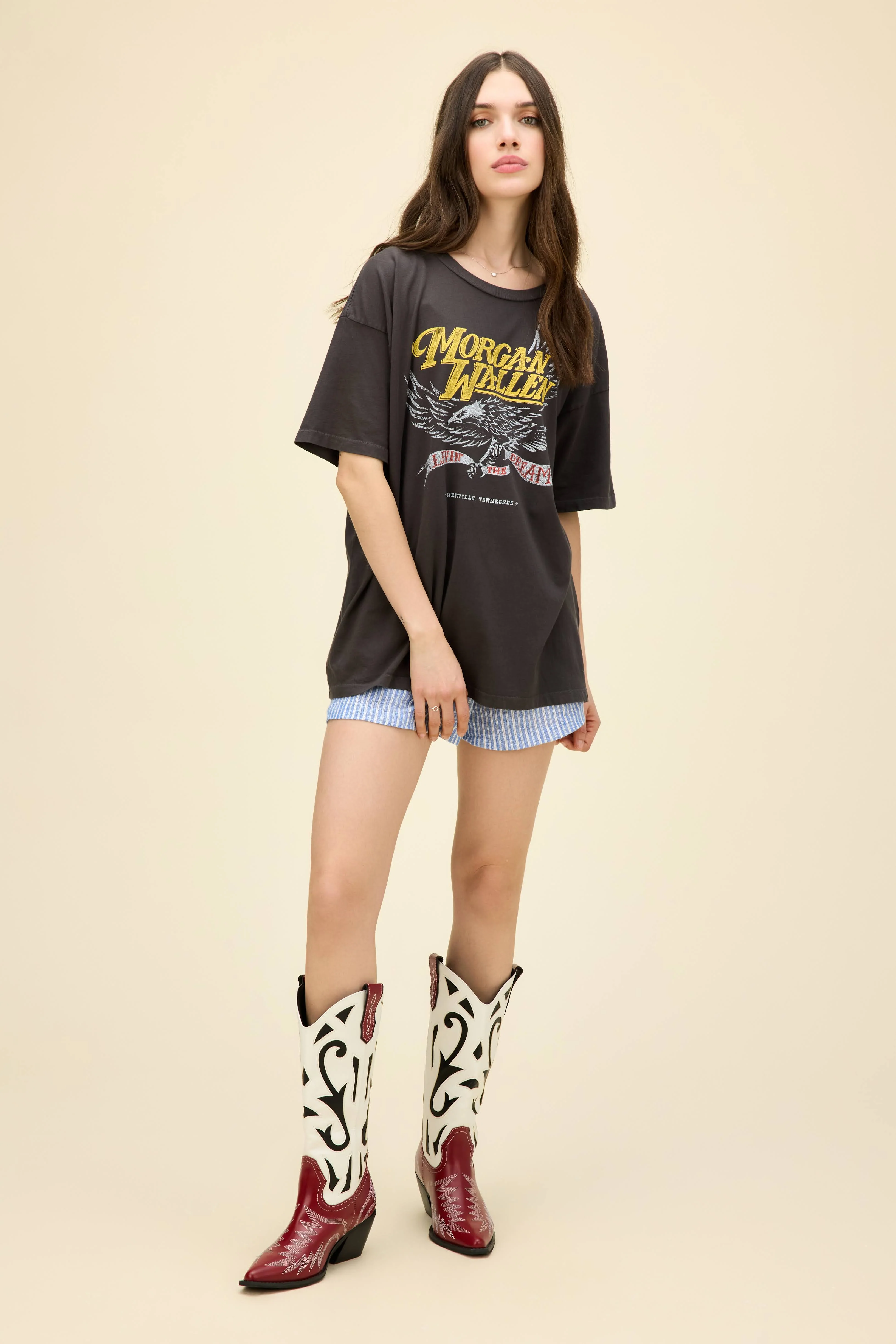 Morgan Wallen Livin' The Dream Merch Tee - Image 5