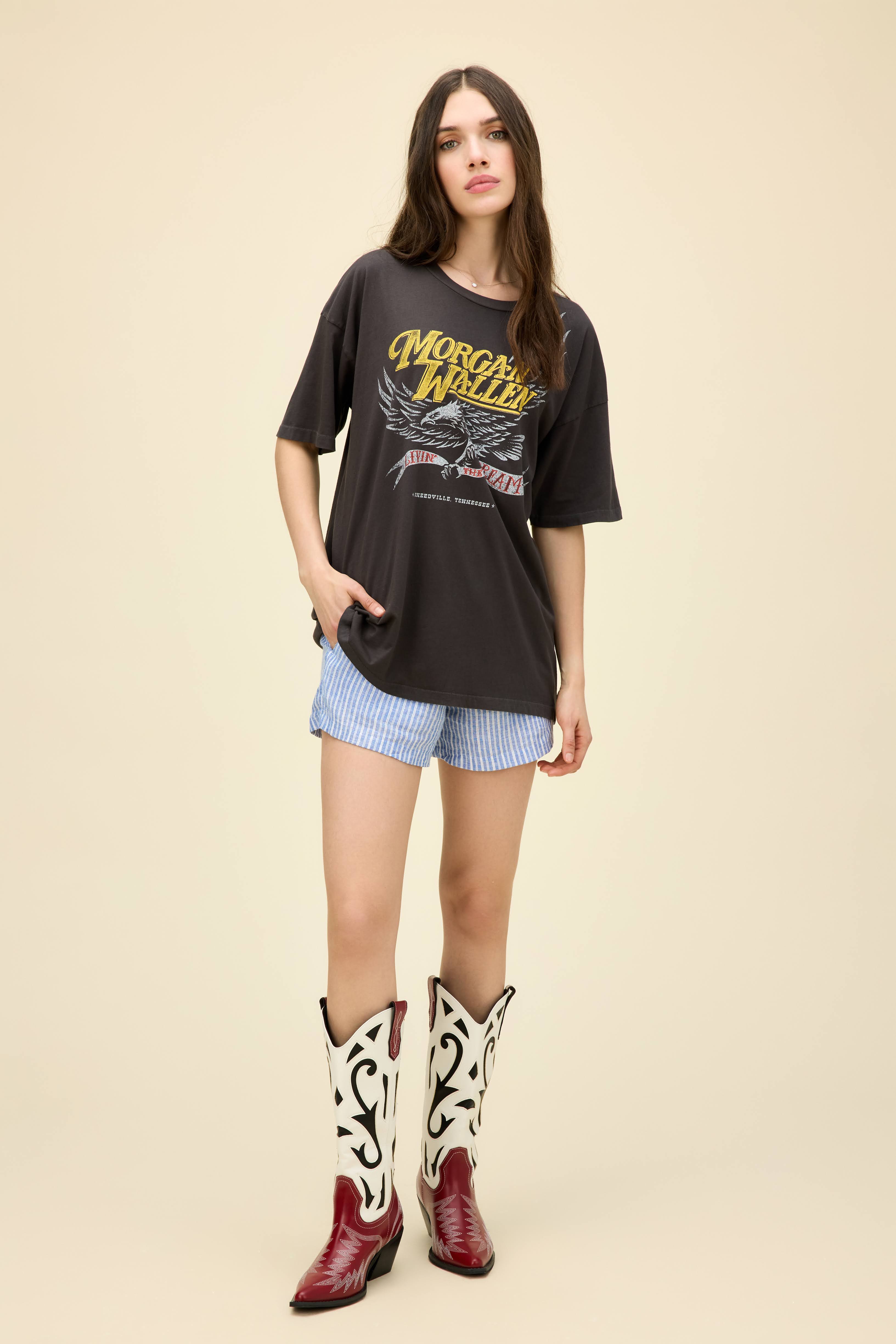 Morgan Wallen Livin' The Dream Merch Tee - Image 6