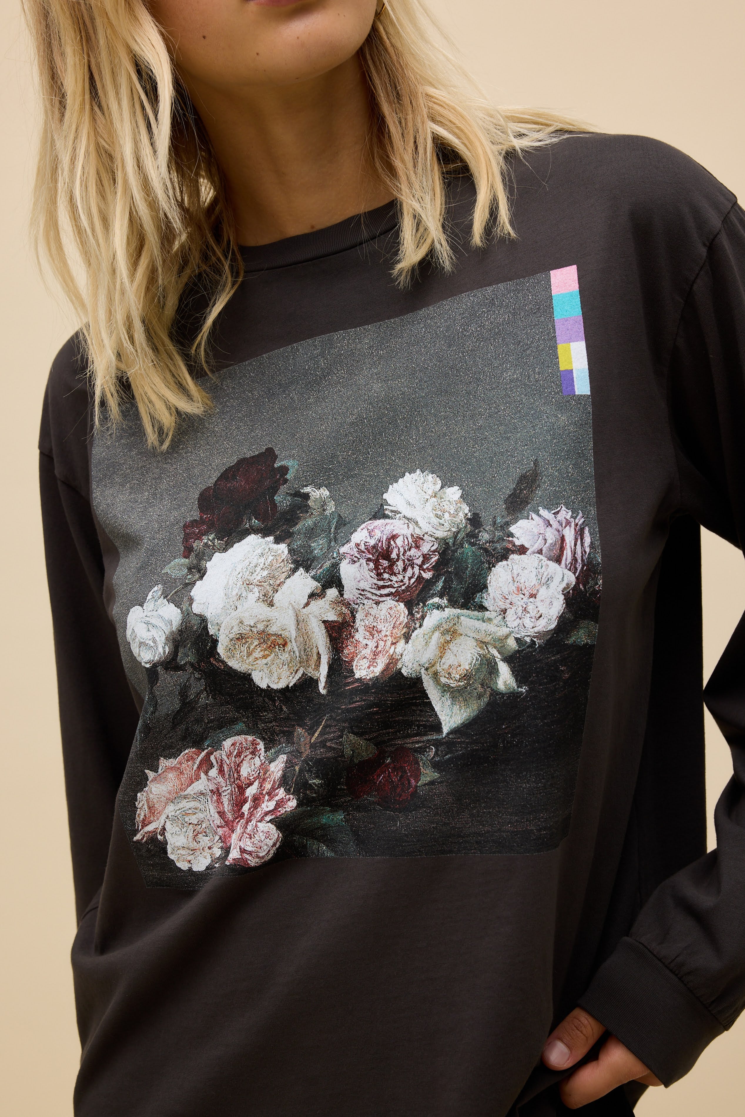 New Order Power Corruption & Lies Merch Long Sleeve - Image 3