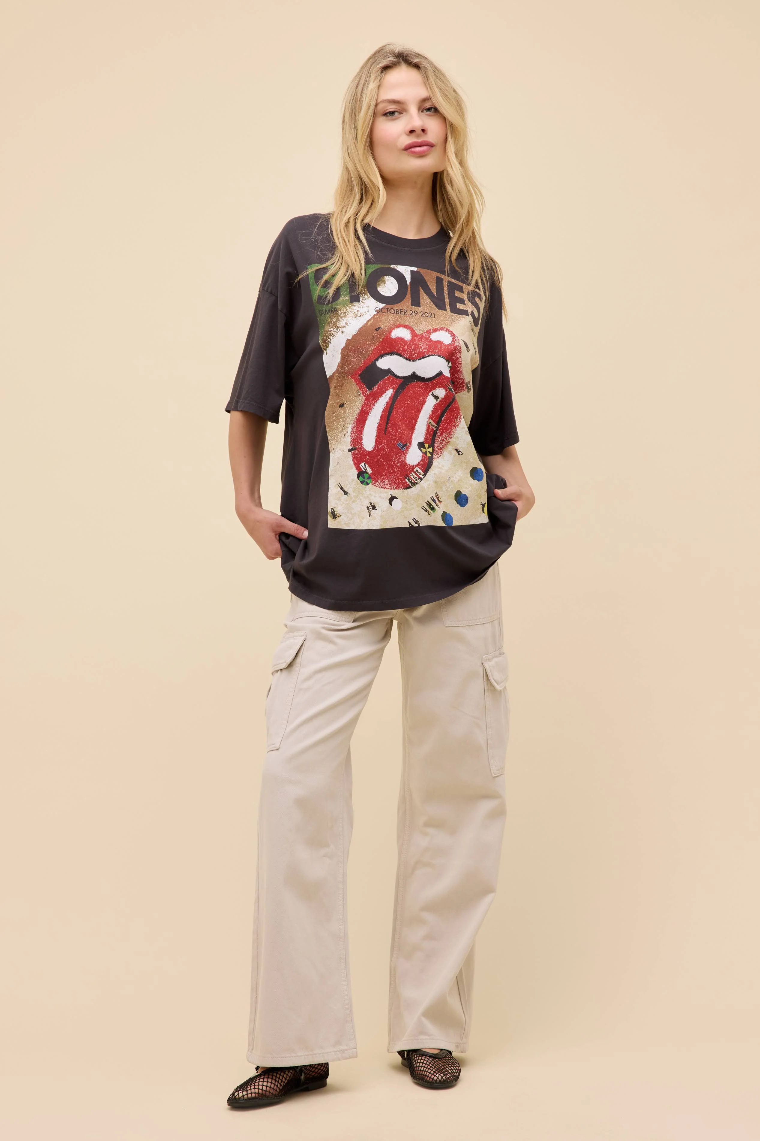 Rolling Stones Tampa 2021 OS Tee - Image 5