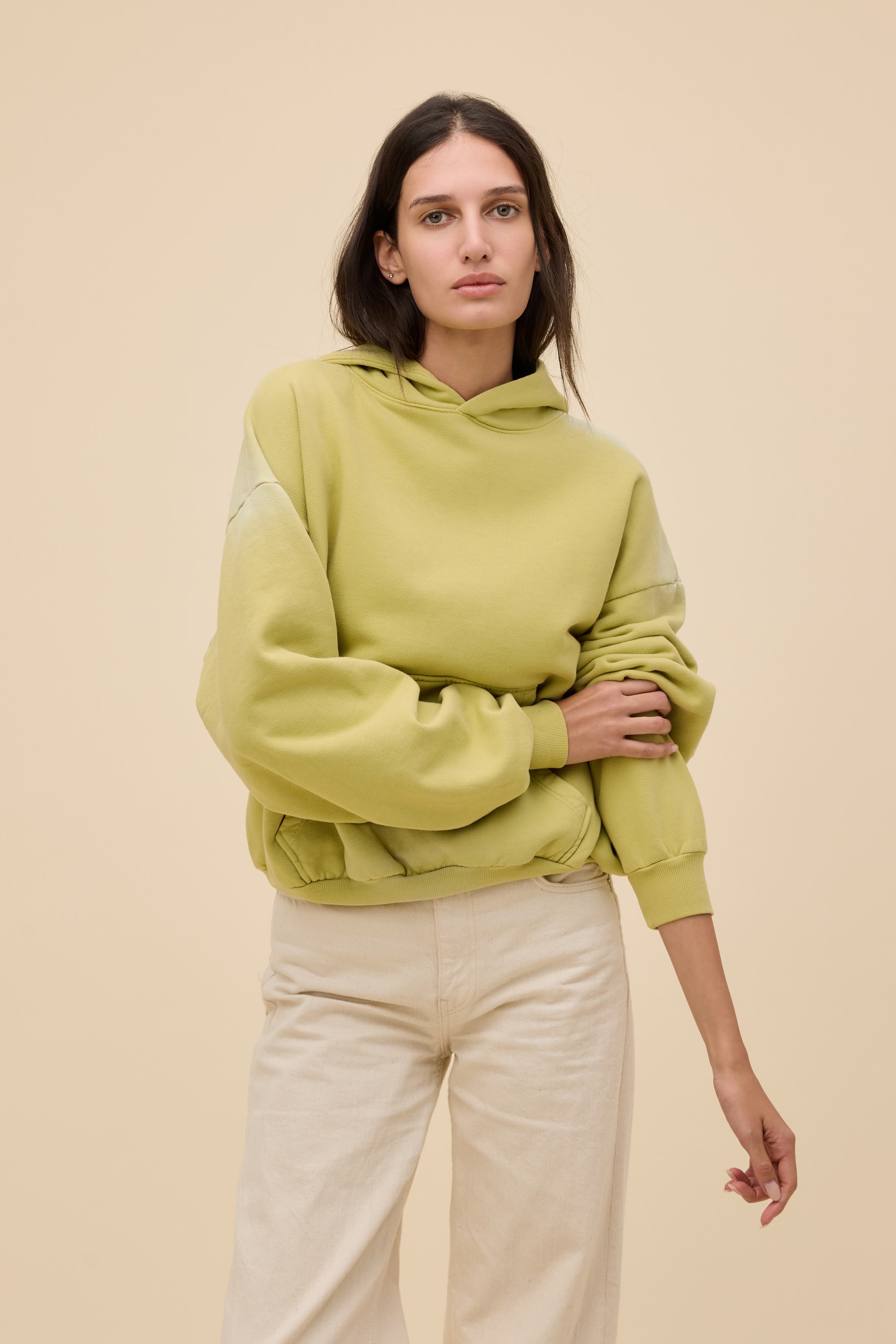 Solid Oversized Hoodie - Image 31