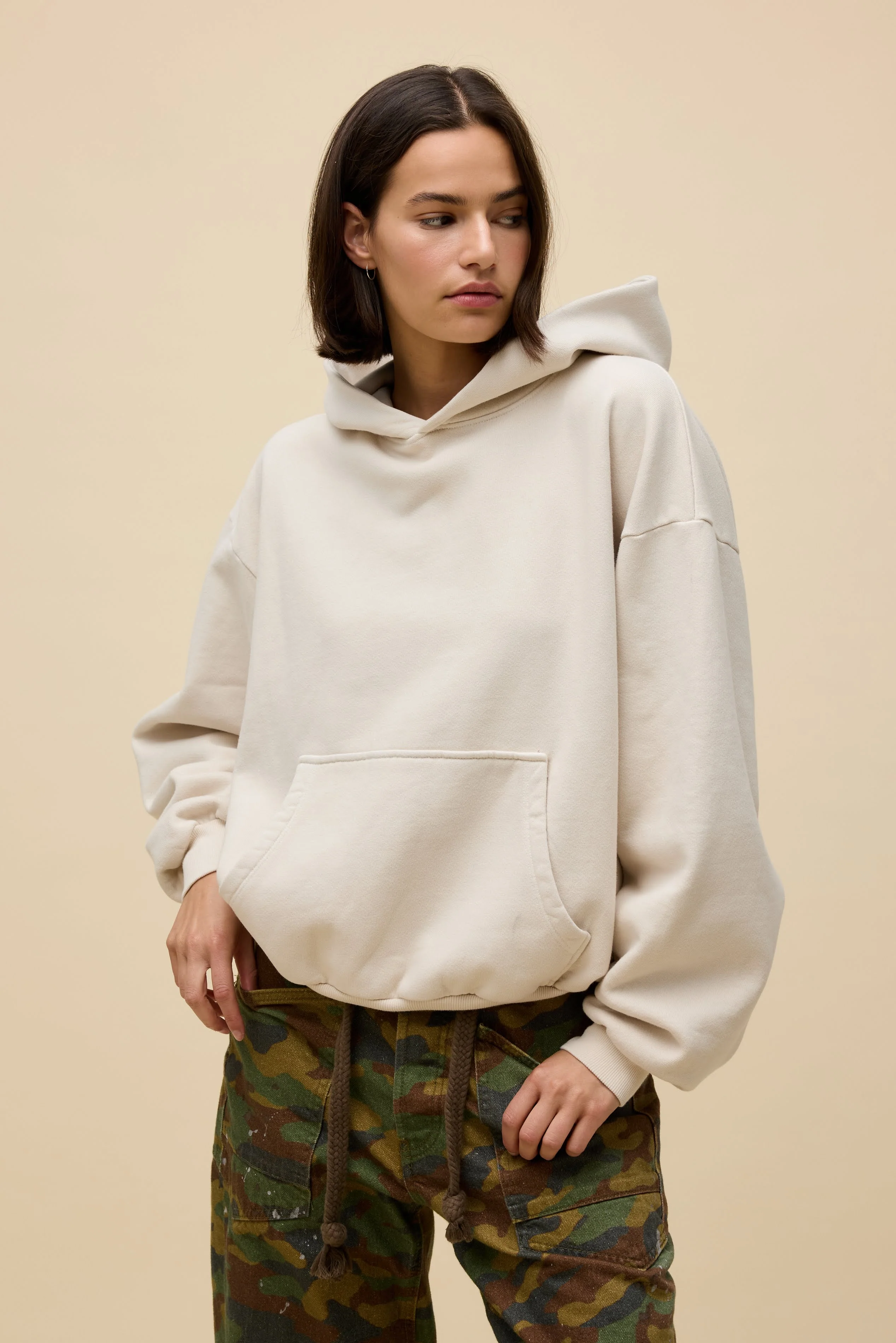 Solid Oversized Hoodie - Image 8
