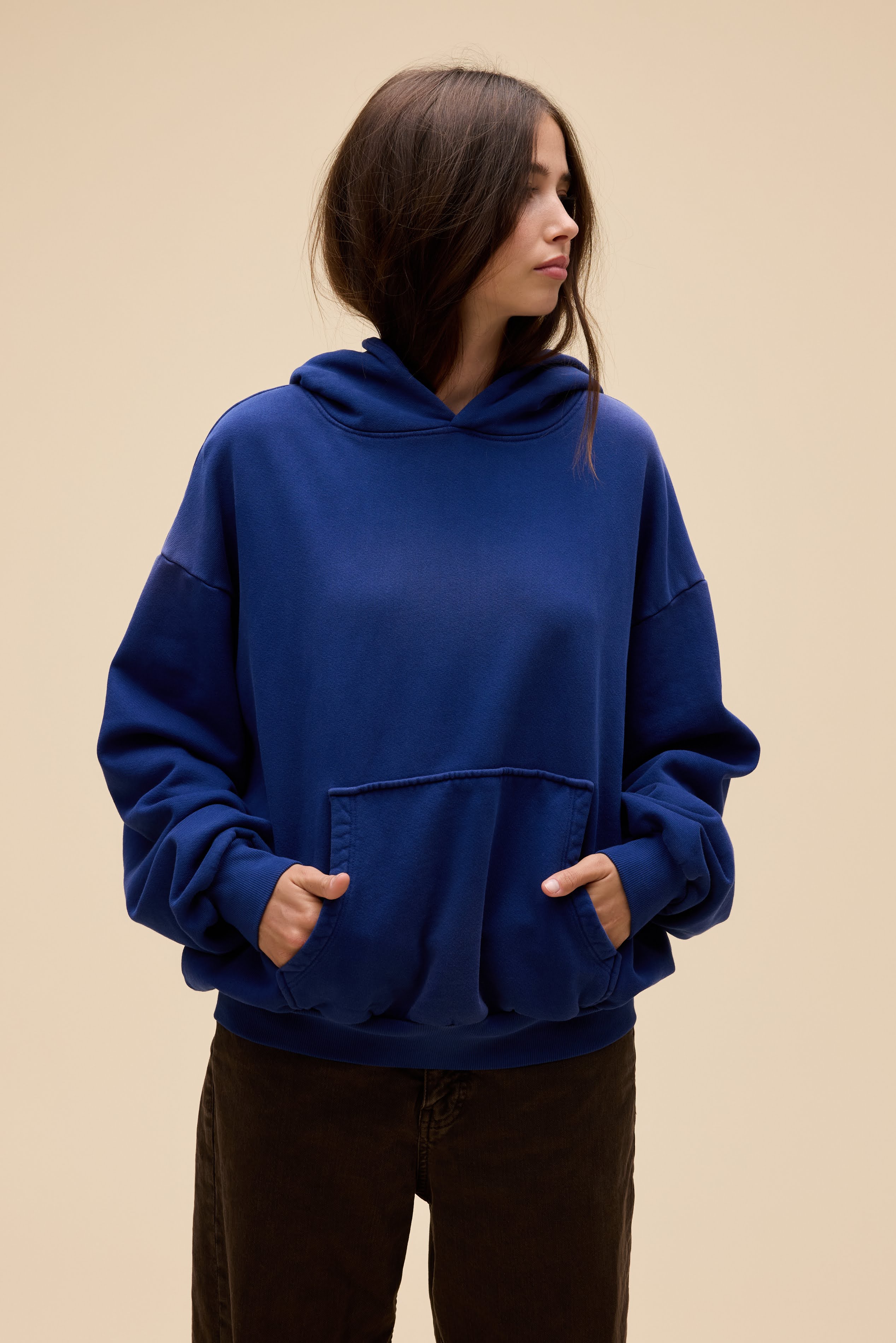 Solid Oversized Hoodie - Image 14