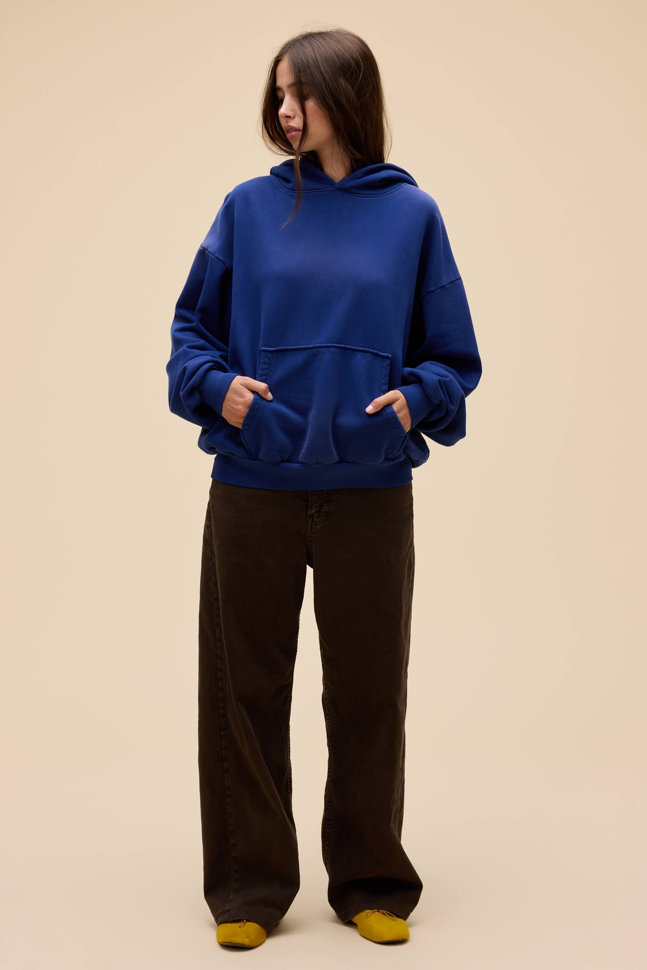 Solid Oversized Hoodie - Image 15