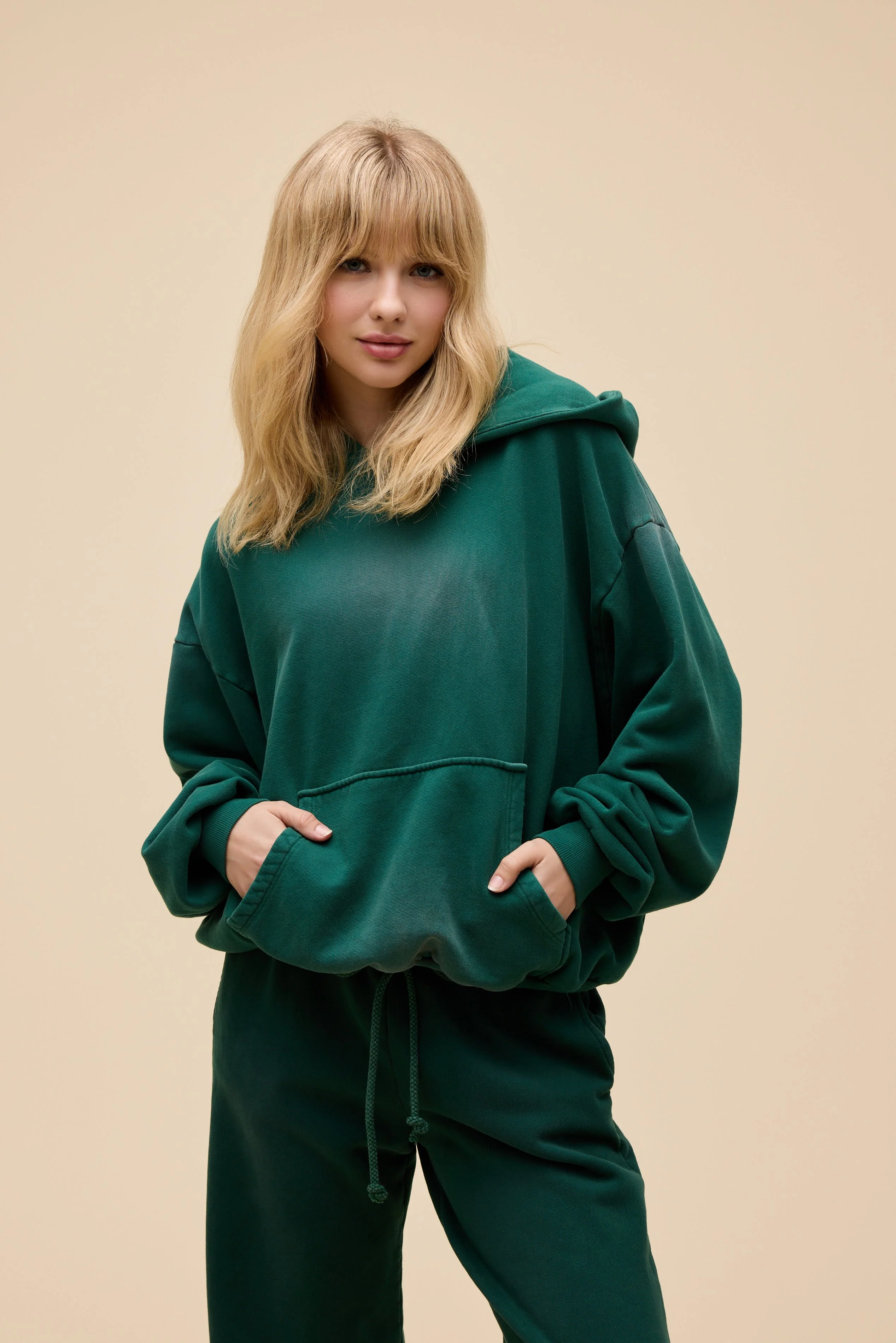 Solid Oversized Hoodie - Image 18