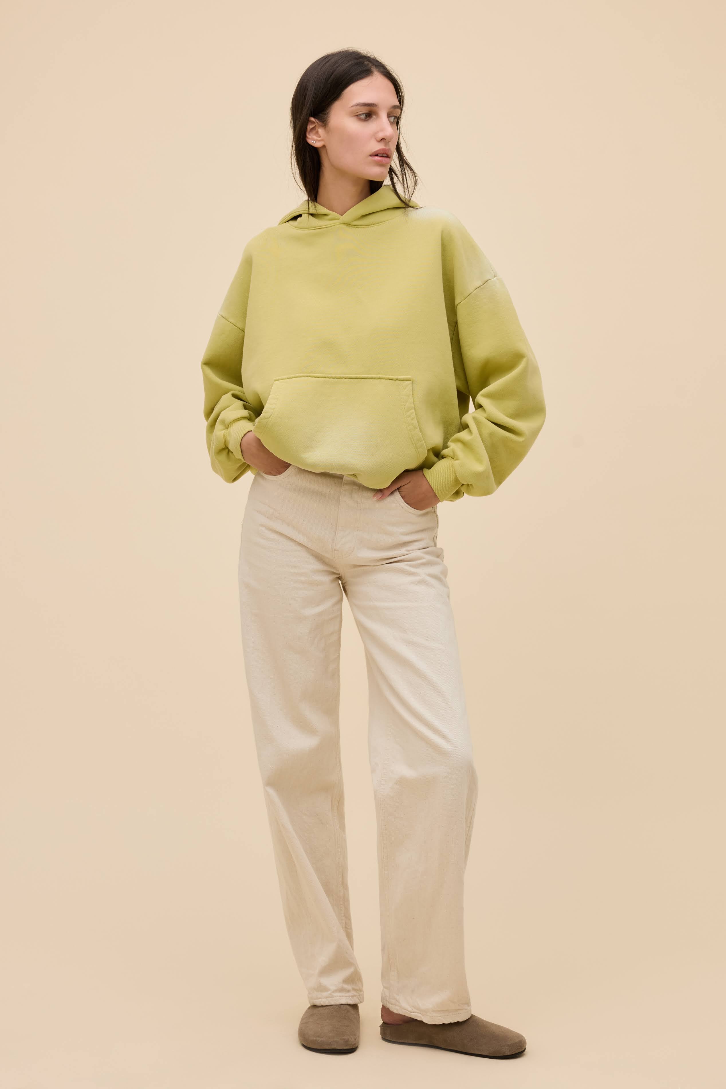 Solid Oversized Hoodie - Image 32