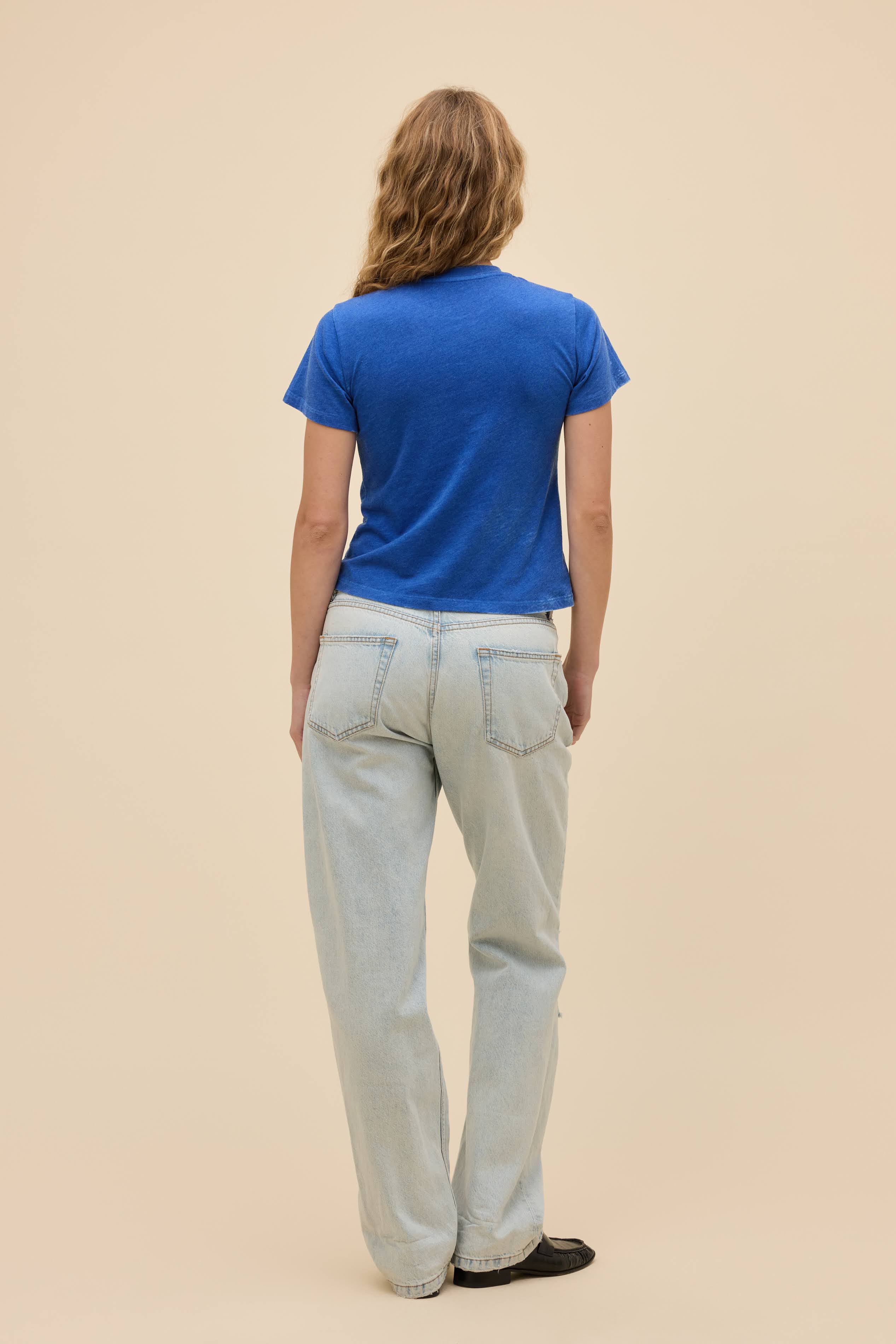 Solid Burnout Vintage Tee - Image 4