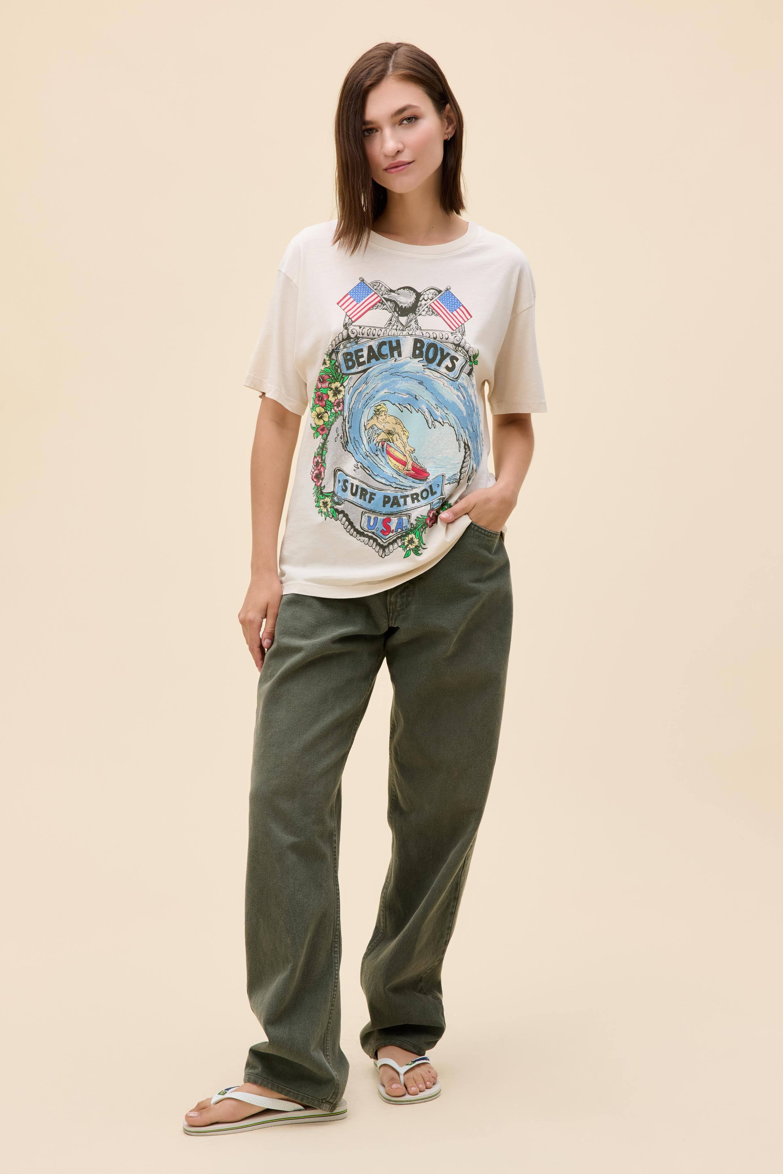 The Beach Boys Surf Patrol Boyfriend Tee - Image 4
